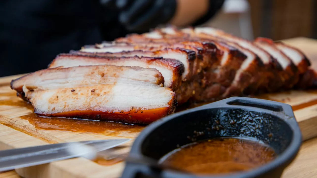 Gegrillter Schweinebauch Asia Style