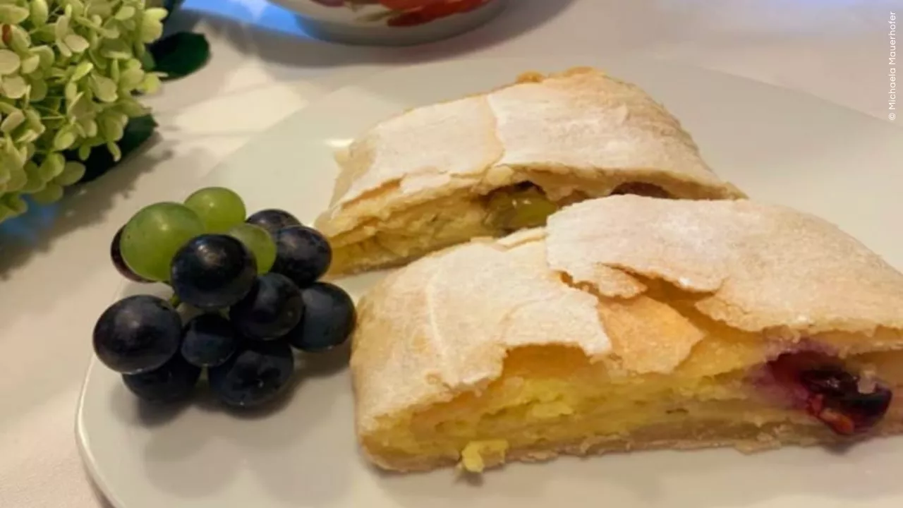 Weintraubenstrudel