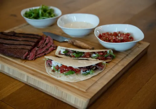 Flanksteak-Tacos